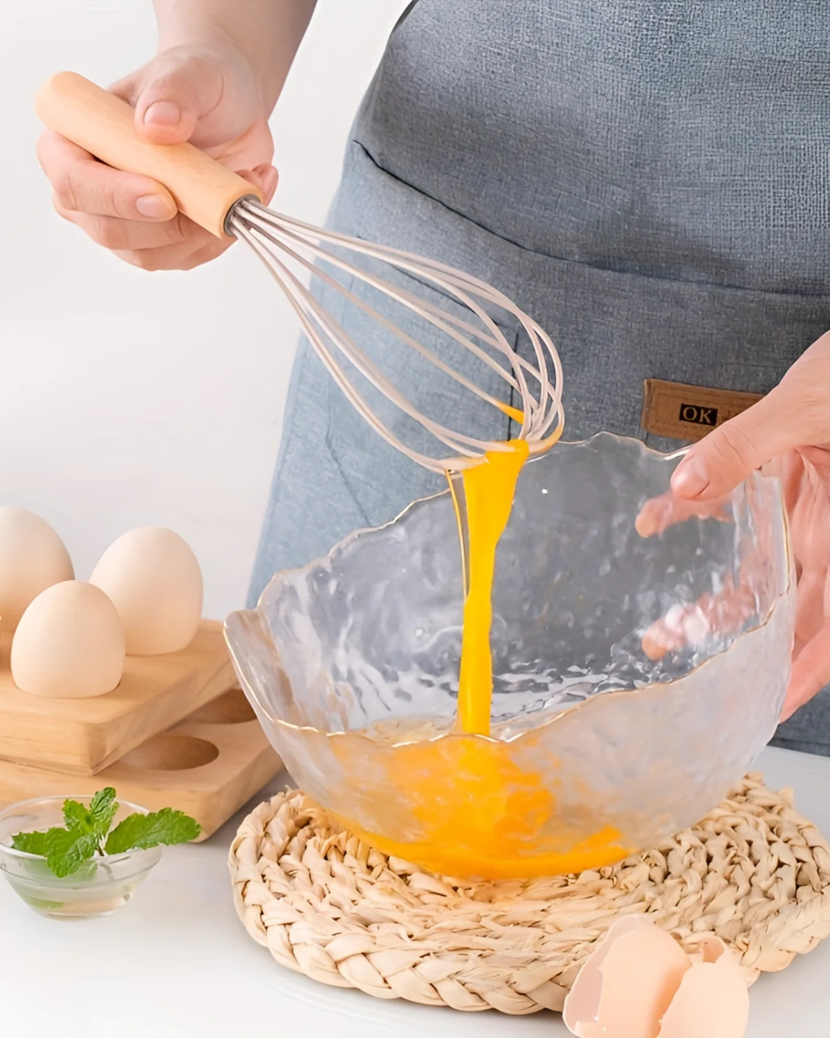 12-Piece Silicone Kitchen Utensil Set with Bamboo Handles and Storage Holder