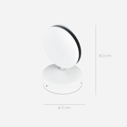 360° Adjustable LED Spotlight with Double-Sided Light Beam and IP65 Protection