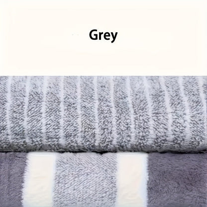 8-Piece Coral Fleece Towel Set with Soft and Absorbent Fabric