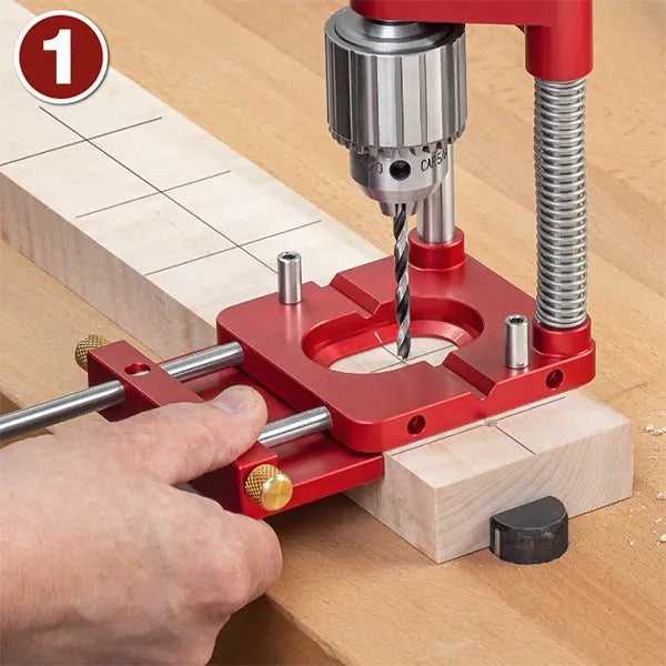 90° Drill Guide Template for Precise Right-Angle Drilling