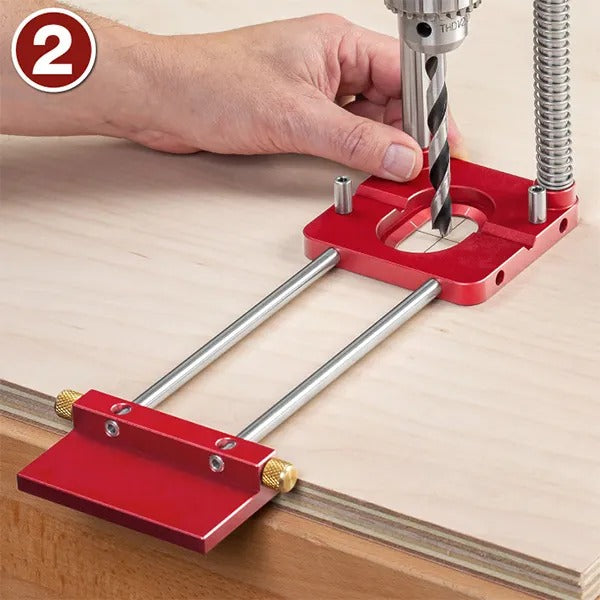 90° Drill Guide Template for Precise Right-Angle Drilling