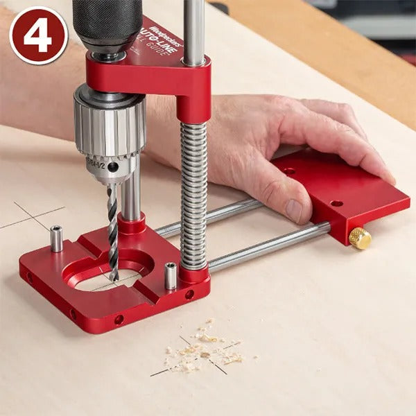 90° Drill Guide Template for Precise Right-Angle Drilling