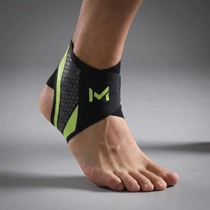 Adjustable Ankle Support Sleeve with Nylon Spandex and Polyester