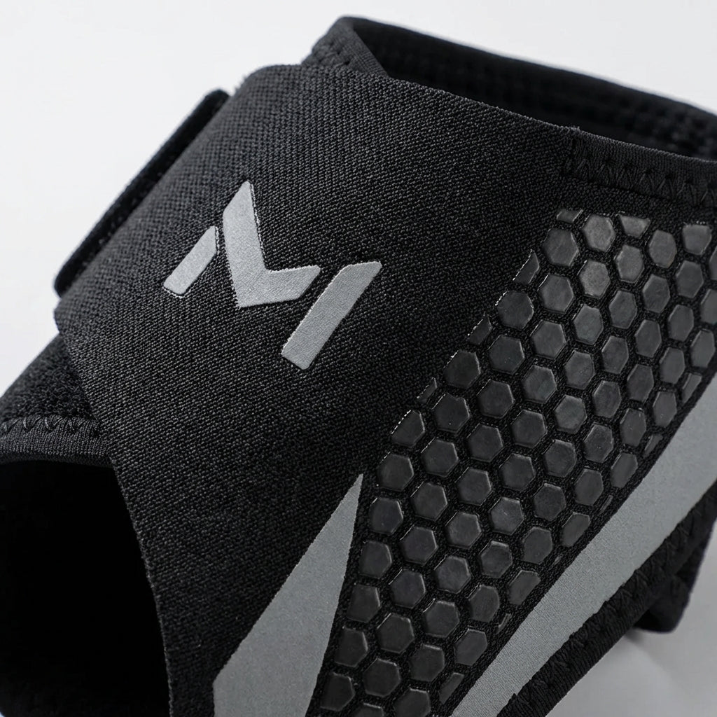 Adjustable Ankle Support Sleeve with Nylon Spandex and Polyester