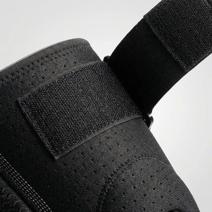 Adjustable Hinged Knee Support with Dual Side Stabilizers