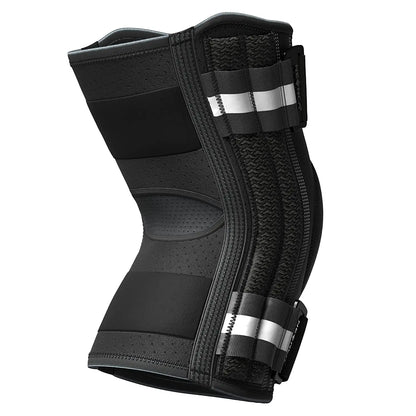 Adjustable Hinged Knee Support with Dual Side Stabilizers