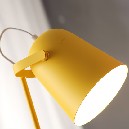 Adjustable Nordic Table Lamp with Rotating Shade for Desk and Bedside Lighting