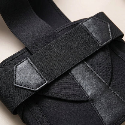 Adjustable Posture Support Brace with Breathable Polyester Design