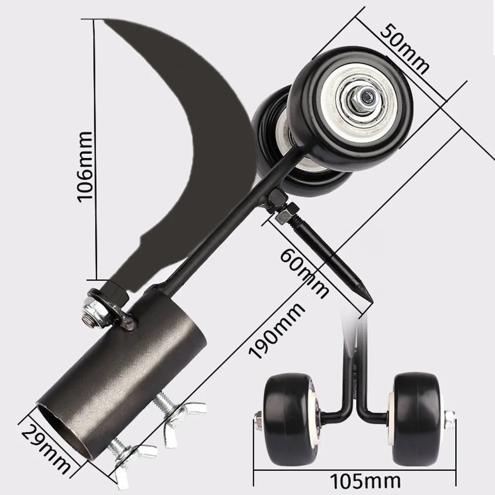 Adjustable Rolling Weed Remover Tool for Garden Joints and Patios