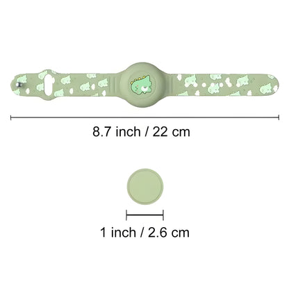 Adjustable Silicone Kids Bracelet for Compatible GPS Trackers