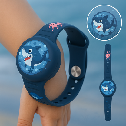 Adjustable Silicone Kids Bracelet for Compatible GPS Trackers