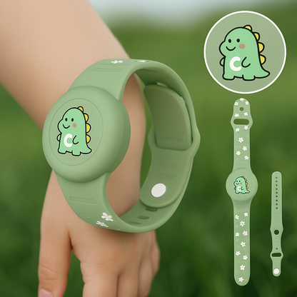 Adjustable Silicone Kids Bracelet for Compatible GPS Trackers