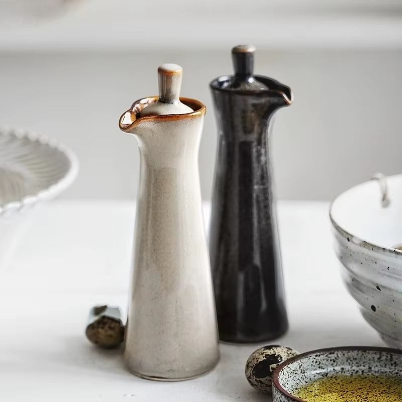 Ceramic Pouring Jug with Minimalist Scandinavian Design