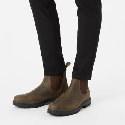 Chelsea Ankle Boots with Slip-On Design and PU Upper