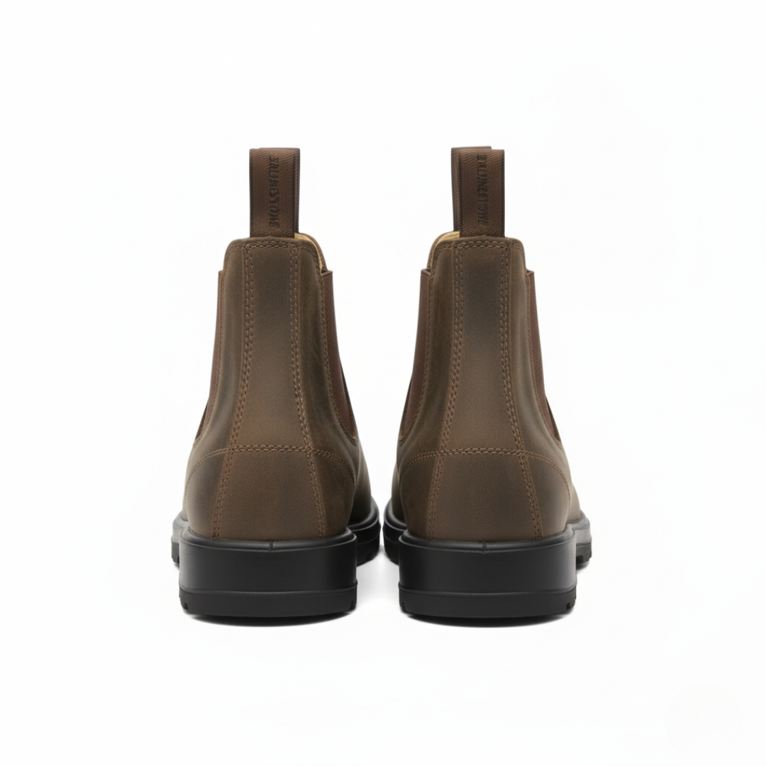 Chelsea Ankle Boots with Slip-On Design and PU Upper