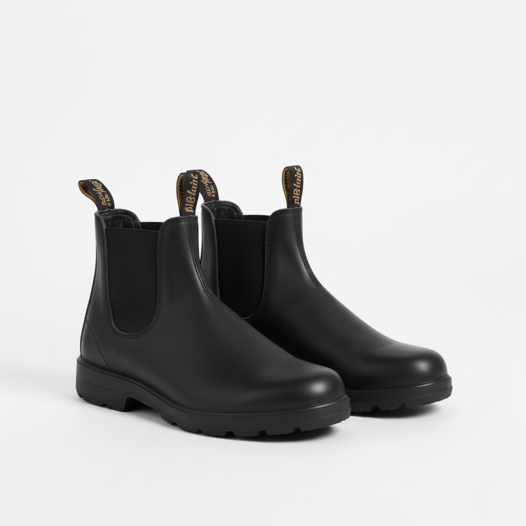 Chelsea Ankle Boots with Slip-On Design and PU Upper