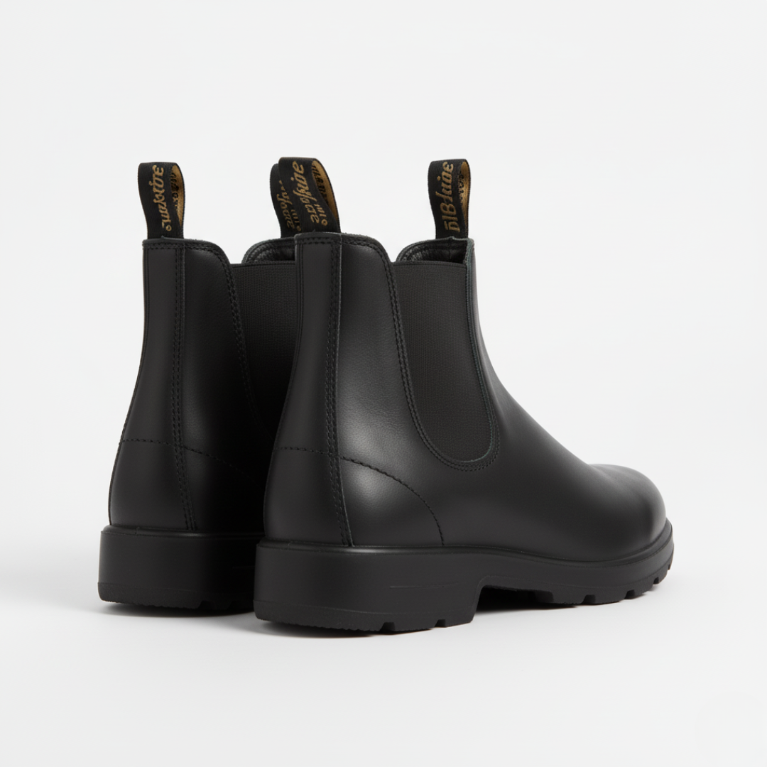 Chelsea Ankle Boots with Slip-On Design and PU Upper