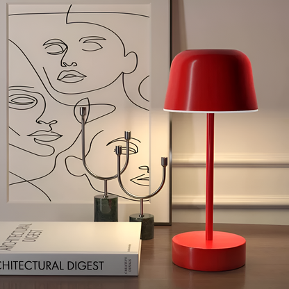 Colourful Retro LED Table Lamp – Cordless USB Rechargeable
