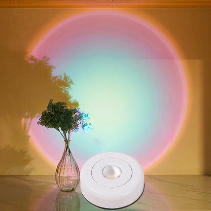 Compact Sunset Projection Lamp with Versatile Mounting