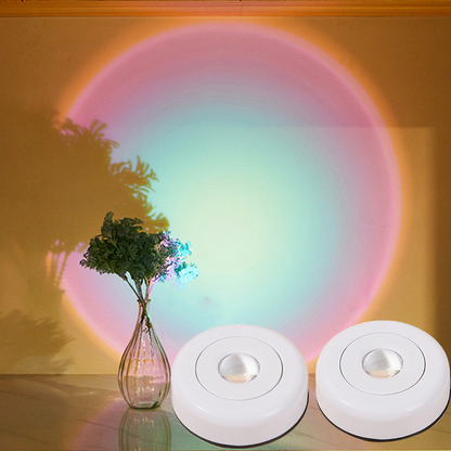 Compact Sunset Projection Lamp with Versatile Mounting