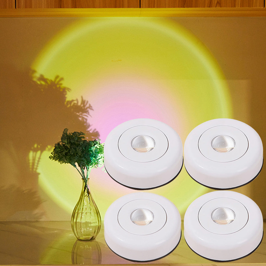 Compact Sunset Projection Lamp with Versatile Mounting