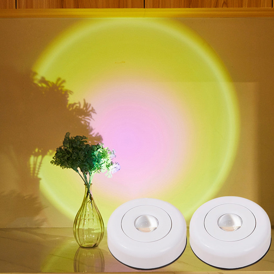 Compact Sunset Projection Lamp with Versatile Mounting