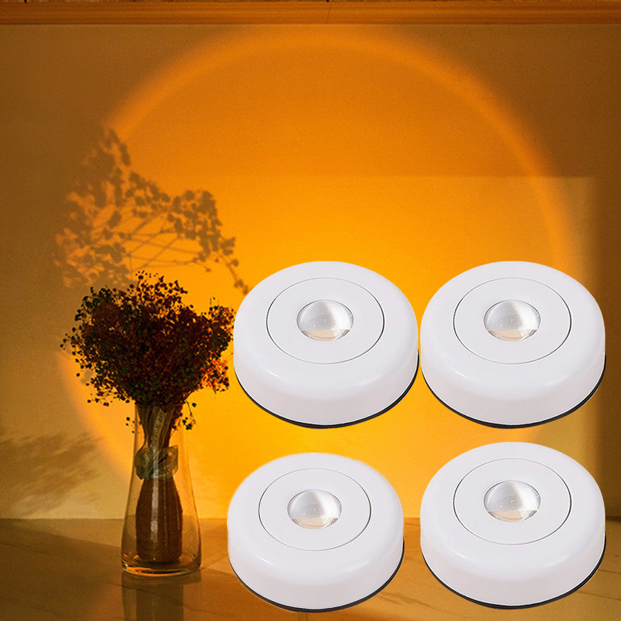 Compact Sunset Projection Lamp with Versatile Mounting