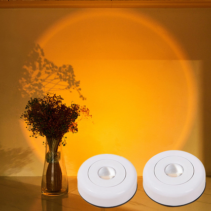 Compact Sunset Projection Lamp with Versatile Mounting
