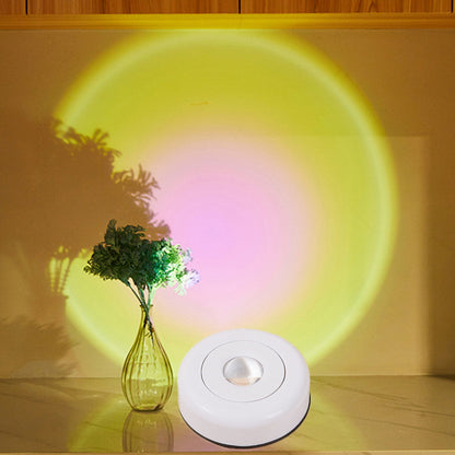 Compact Sunset Projection Lamp with Versatile Mounting
