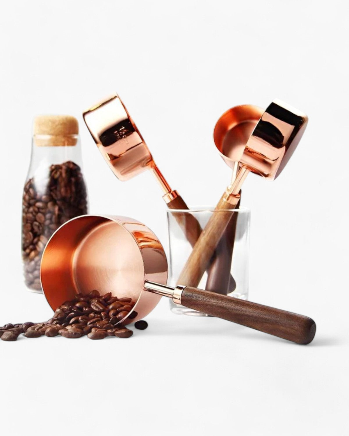 Copper Measuring Cup Set for Accurate Cooking and Baking