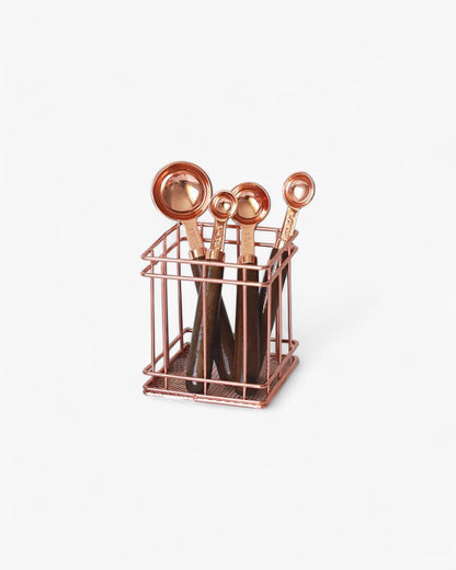 Copper Measuring Cup Set for Accurate Cooking and Baking