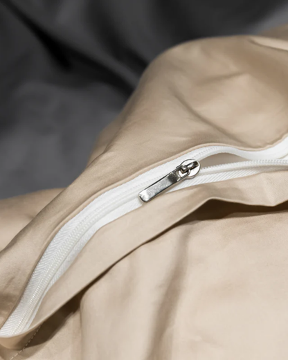 Cotton Sateen Bedding Set with Elegant Embroidery