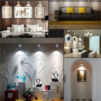 Dimmable Cordless LED Spotlights for Accent Lighting