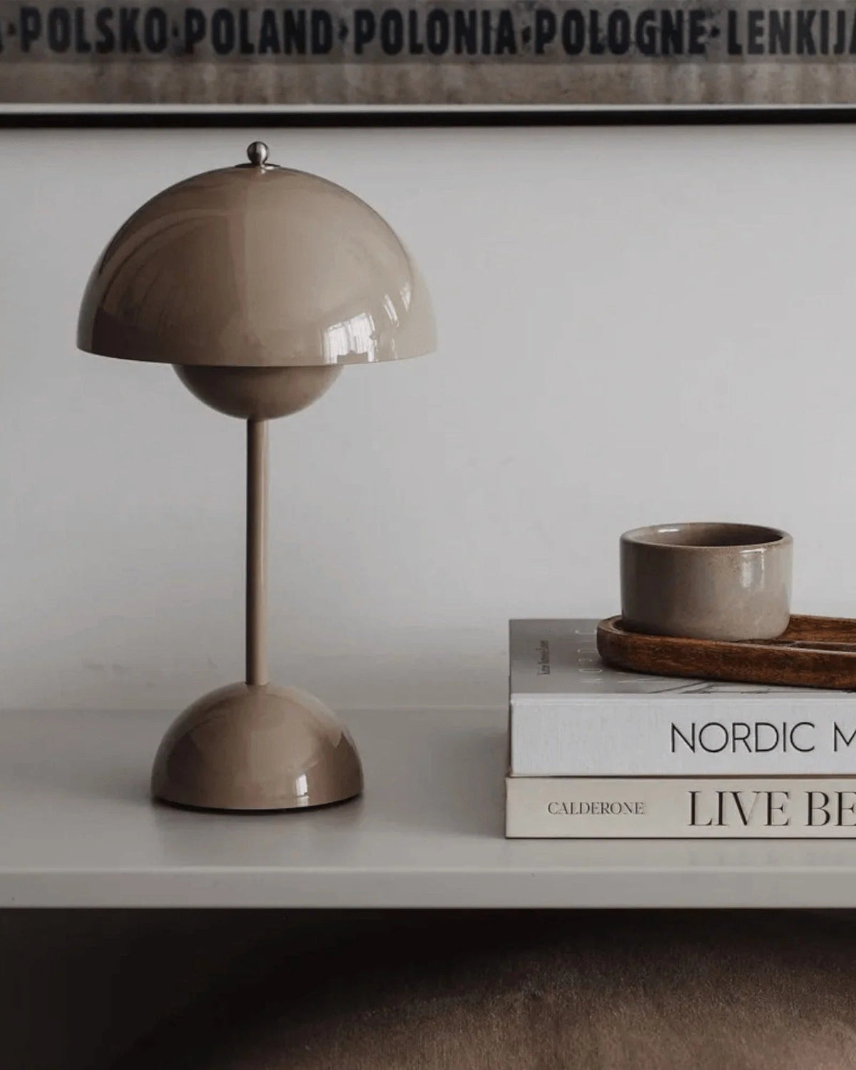 Dimmable LED Table Lamp with Scandinavian Metal Design