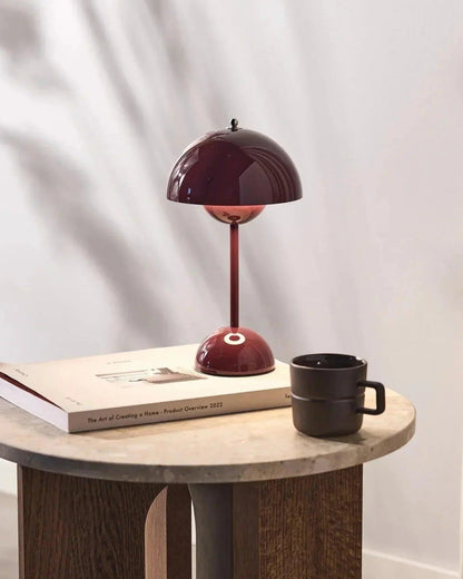 Dimmable LED Table Lamp with Scandinavian Metal Design