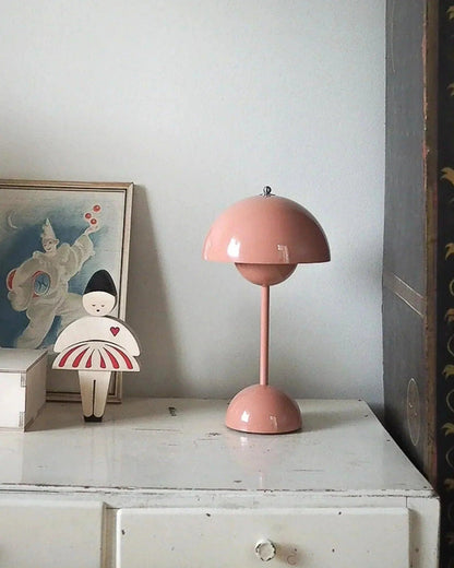 Dimmable LED Table Lamp with Scandinavian Metal Design