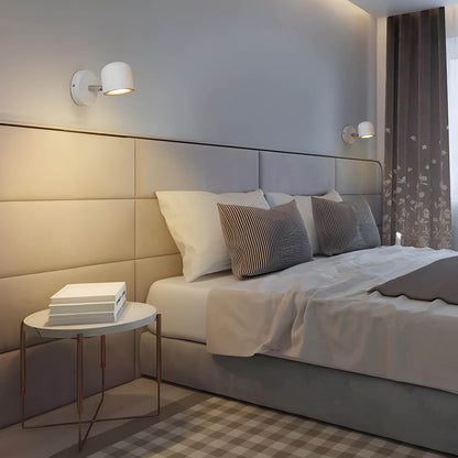 Dimmable LED Wall Lamp with 340° Rotating Head