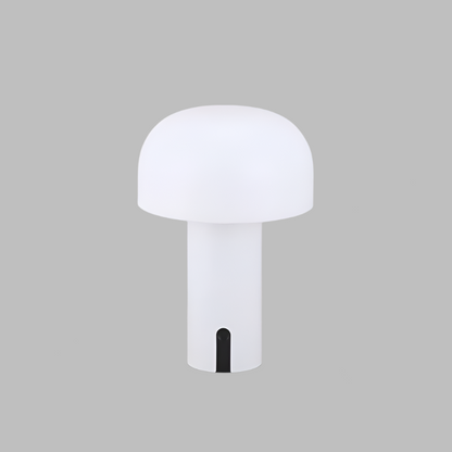 Elegant Dimmable Mushroom Table Lamp with Touch Control and Wireless Design