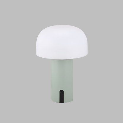 Elegant Dimmable Mushroom Table Lamp with Touch Control and Wireless Design