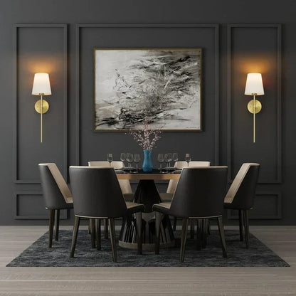 Elegant Dimmable Rechargeable LED Wall Lamp for Warm Interior Lighting
