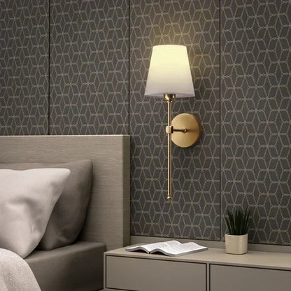 Elegant Dimmable Rechargeable LED Wall Lamp for Warm Interior Lighting