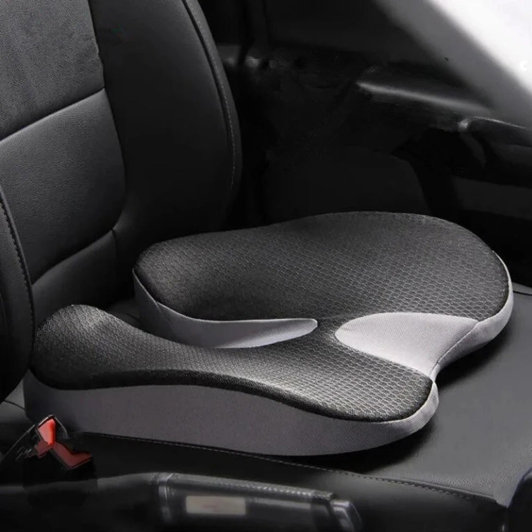 Ergonomic Memory Foam Seat Cushion with Non-Slip Base