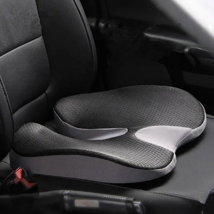 Ergonomic Memory Foam Seat Cushion with Non-Slip Base
