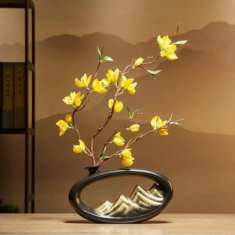 Feng Shui Inspired Decorative Vase for Interior Décor
