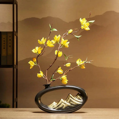 Feng Shui Inspired Decorative Vase for Interior Décor