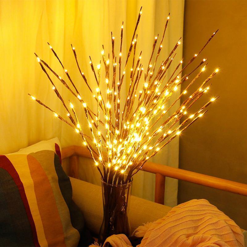 Flexible LED Branch Bouquet with Warm White Lights