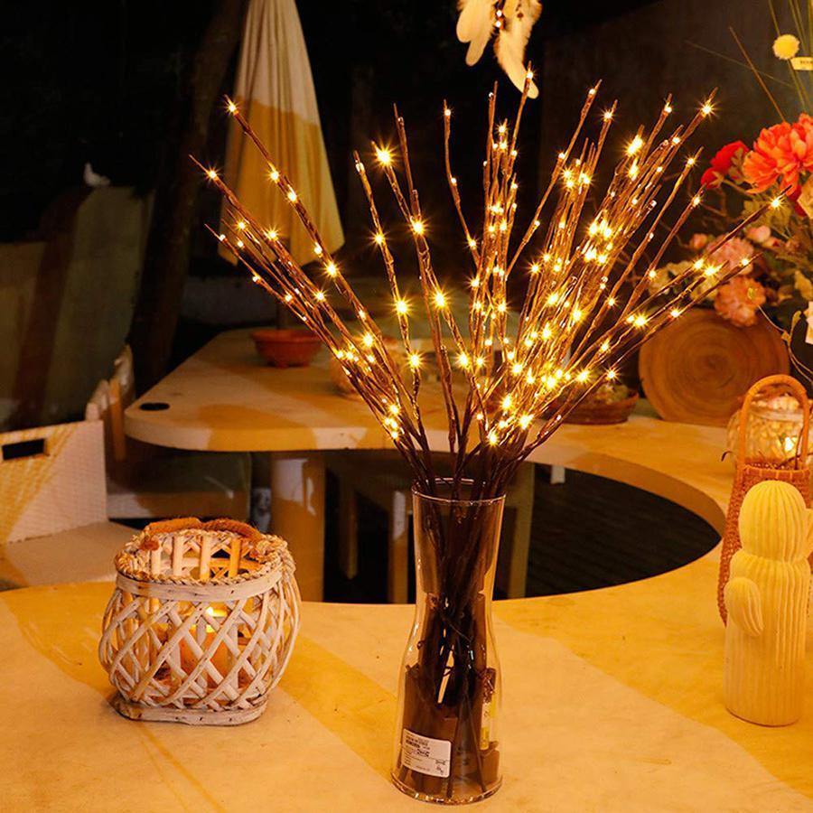 Flexible LED Branch Bouquet with Warm White Lights