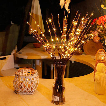 Flexible LED Branch Bouquet with Warm White Lights