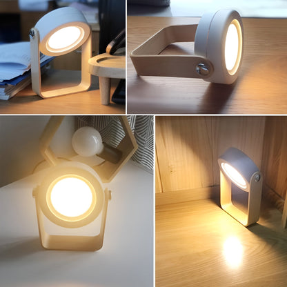 Foldable LED Lantern with Touch Dimming and Scandinavian-Inspired Design