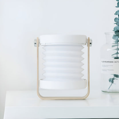 Foldable LED Lantern with Touch Dimming and Scandinavian-Inspired Design